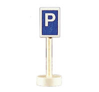 Trafikskylt, parkeringsplats