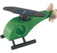 Helikopter solcell grön